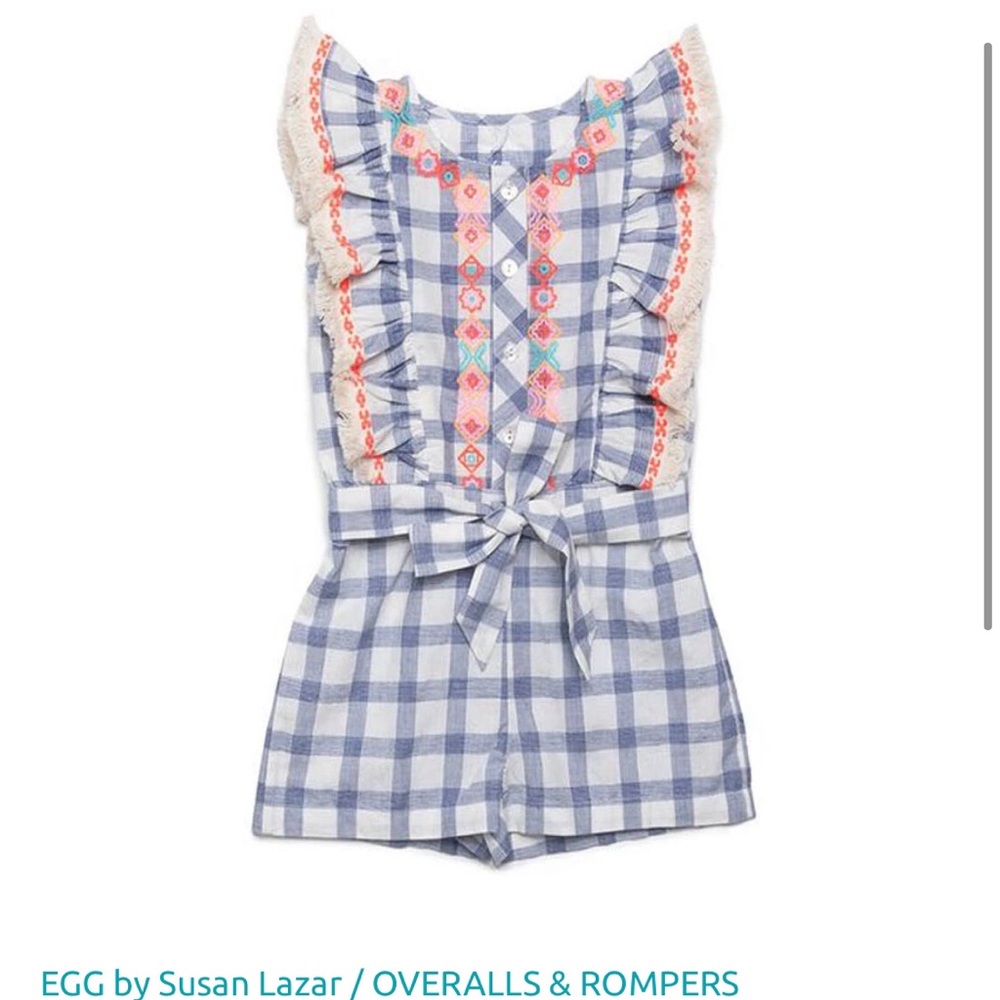 Egg by Susan Lazar girls romper